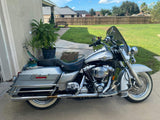 TCMT Silver Hard Saddlebags Fit For Harley Touring '94-'13