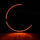 TCMT Brake Rotor Covers LED Light Fit For Honda Goldwing GL1800 '18-'25