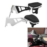 TCMT Passenger Arm Rests & Adjustable Drink Holders Fit For Harley Touring '97-'13 Trunk - TCMT