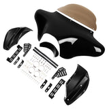 TCMT Front Batwing Outer Fairing with Windshield Mounting Brackets Hardwares Fit For Harley