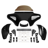 TCMT Front Batwing Outer Fairing with Windshield Mounting Brackets Hardwares Fit For Harley