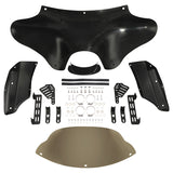 TCMT Front Batwing Outer Fairing with Windshield Mounting Brackets Hardwares Fit For Harley
