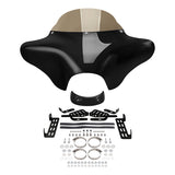 TCMT Front Batwing Outer Fairing with Windshield Mounting Brackets Hardwares Fit For Harley