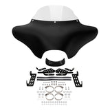 TCMT Front Batwing Outer Fairing with Windshield Mounting Brackets Hardwares Fit For Harley