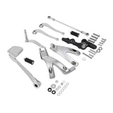 TCMT Driver FootPegs Bracket Brake Lever Pedal Fit For Harley Street Bob '18-'23