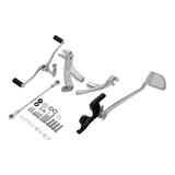 TCMT Driver FootPegs Bracket Brake Lever Pedal Fit For Harley Street Bob '18-'23