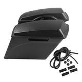 TCMT 5" Stretched Hard Saddlebags without Hardware Fit For Harley Touring '93-'13
