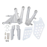 TCMT Driver Rider Foot Pegs Footrests Bracket Fit For Honda CBR1000RR '04-'07 - TCMT