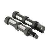 TCMT Black Motorcycle Footpeg FootPegs Rests Fit For Harley - TCMT