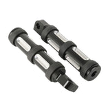 TCMT Black Motorcycle Footpeg FootPegs Rests Fit For Harley - TCMT