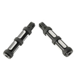 TCMT Black Motorcycle Footpeg FootPegs Rests Fit For Harley - TCMT