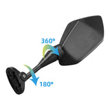 TCMT Rear View Side Mirrors Fit For KAWASAKI NINJA 650R ER6F ER-6F '09-'16 NINJA 400R '10-'14