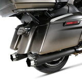 TCMT 4" Megaphone Slip-On Mufflers Exhaust Fit For Harley Touring 2017-2022 - TCMTMOTOR