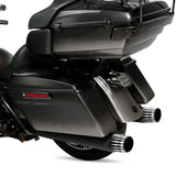 TCMT 4" Megaphone Slip-On Mufflers Exhaust Fit For Harley Touring 2017-2022 - TCMTMOTOR