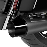 TCMT 4" Megaphone Slip-On Mufflers Exhaust Fit For Harley Touring 2017-2022 - TCMTMOTOR