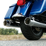 TCMT 4" Megaphone Slip-On Mufflers Exhaust Fit For Harley Touring 2017-2022 - TCMTMOTOR