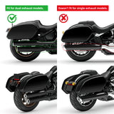 TCMT Vivid Black Saddlebags with Brackets Fit For Harley Low Rider ST FXLRST '22-'24