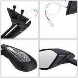 TCMT Turn Signal Integrated Rear View Side Mirrors Fit For DUCATI '15-'20