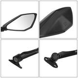 TCMT Rear View Side Mirrors Fit For Kawasaki Ninja ZX6R '13-'25 Ninja 300R EX300 '13-'17 - TCMT