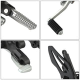 TCMT Front Driver FootPegs Rest Pedals Bracket Set Fit For YAMAHA YZF-R7 '22-'25 - TCMT