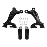 TCMT Rear Passenger Footrests Foot Peg Brackets Fit For Kawasaki Ninja 650 Z650 '17-'25 - TCMT