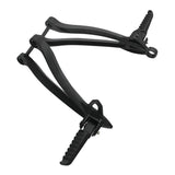 TCMT Rear Passenger Foot Pegs Bracket Silver Fit For Kawasaki Ninja ZX6R '09-'25 - TCMT