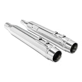 TCMT 4" Slip On Straight Mufflers Exhaust Pipe Fit For Harley Touring '17-'24 - TCMT