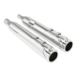 TCMT 4" Slip On Straight Mufflers Exhaust Pipe Fit For Harley Touring '17-'24 - TCMT