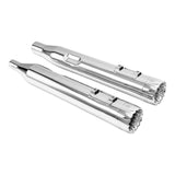 TCMT 4" Megaphone Slip-On Muffler Exhaust Pipes Fit For Harley Touring '17-'24 - TCMT