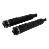 TCMT 4" Megaphone Slip-On Muffler Exhaust Pipes Fit For Harley Touring '17-'24 - TCMT