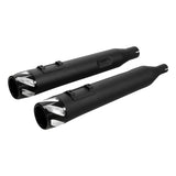 TCMT 4" Slip On Straight Mufflers Exhaust Pipe Fit For Harley Touring '17-'24 - TCMT