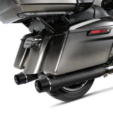 TCMT 4" Slip On Straight Mufflers Exhaust Pipe Fit For Harley Touring '17-'24 - TCMT