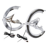TCMT Brake Rotor Covers LED Light Fit For Honda Goldwing GL1800 '18-'25