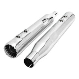 TCMT 4" Megaphone Slip-On Muffler Exhaust Pipes Fit For Harley Touring '17-'24 - TCMT