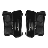 TCMT Vivid Black 5" Stretched Hard Saddlebags 6"x9" CVO Speaker Lids Fit For Harley Touring '93-'13