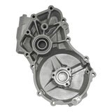 Aluminum engine cover with bearings and bolts, motorcycle engine part replacement