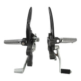 TCMT Front Driver FootPegs Rest Pedals Bracket Set Fit For YAMAHA YZF-R7 '22-'25 - TCMT