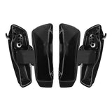 TCMT Vivid Black Hard Saddlebags 5"x7" Speaker Lids Fit For Harley Touring '14-'24