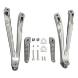 TCMT Passenger Foot Pegs Footrest Bracket Set Fit For Yamaha YZF R1 '04-'08