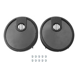 TCMT 6.5" Saddlebag Speaker Lid Grill Fit For Indian Chieftain '14-'18 Roadmaster '15-'25 - TCMT