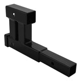 TCMT Rear Dual 2" Trailer Hitch Receiver Rise Drop Extender Adapter Tow Truck 4000 LB - TCMT