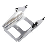 Stainless steel fire extinguisher mounting bracket for vehicles with black clips
