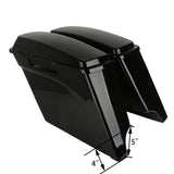 TCMT 5" Stretched Hard Saddlebags without Hardware Fit For Harley Touring '93-'13