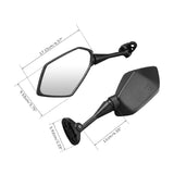TCMT Rear View Side Mirrors Fit For KAWASAKI NINJA 650R ER6F ER-6F '09-'16 NINJA 400R '10-'14