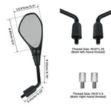 TCMT Rear View Side Mirrors Fit For BMW - TCMT