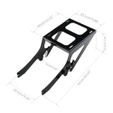 TCMT Detachable Two Up Mount Luggage Rack Fit For Harley Deluxe Heritage Classic 18-'25 - TCMT