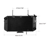 TCMT Radiator Cooler Cooling Fit For Suzuki Vstrom DL650 '04-'11 - TCMT