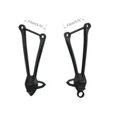 TCMT Rear Passenger Foot Pegs Bracket Silver Fit For Kawasaki Ninja ZX6R '09-'25 - TCMT