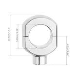 TCMT 2" Handlebar Risers Chrome Fit For Harley Sportster 883 1200 Road Glide Softail - TCMT