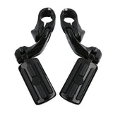 TCMT 1-1/4" 32mm Long / Short Angled Mount Highway Footpegs Engine Guard Pegs Fit For Harley - TCMT